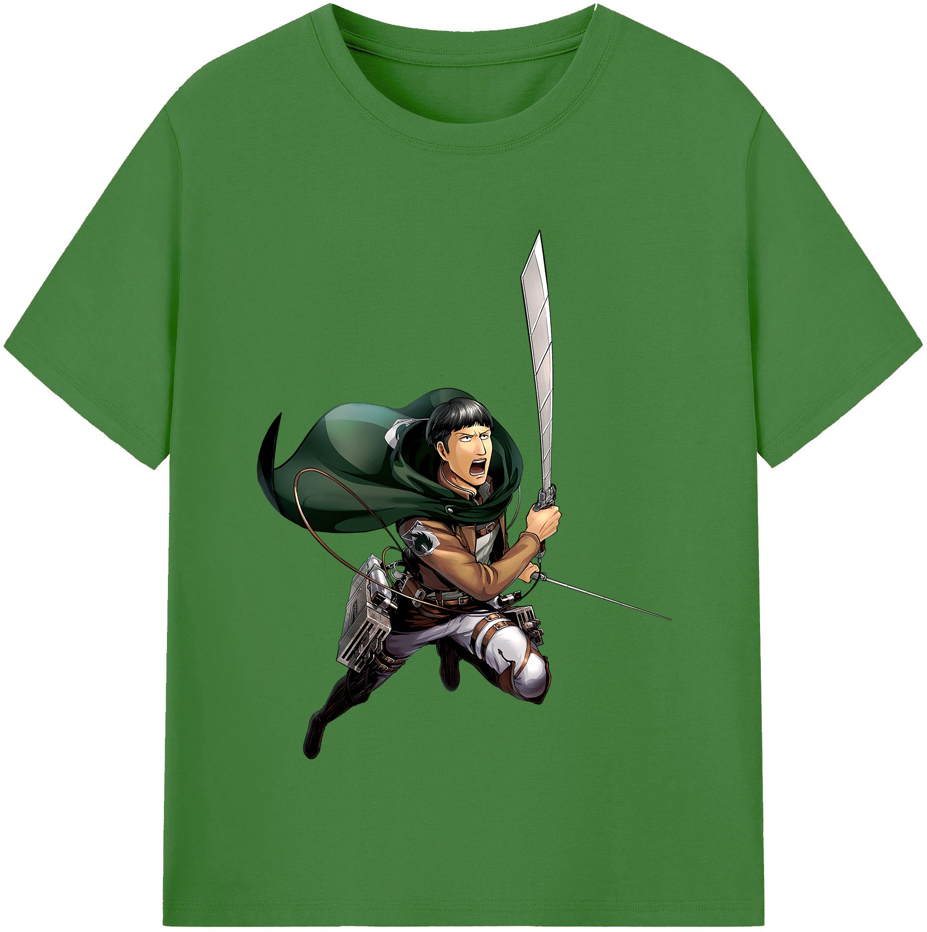 （画像用） 進撃の巨人 Attack on Titan レディースカジュアルプリントTシャツ（綿100％）